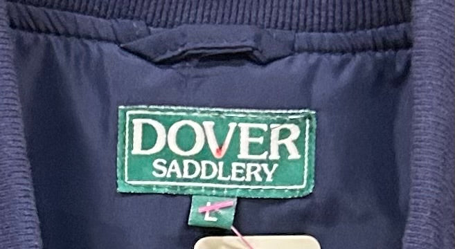 Dover Saddlery, Jacket, size Large