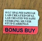 Opal & Sterling Silver Earrings