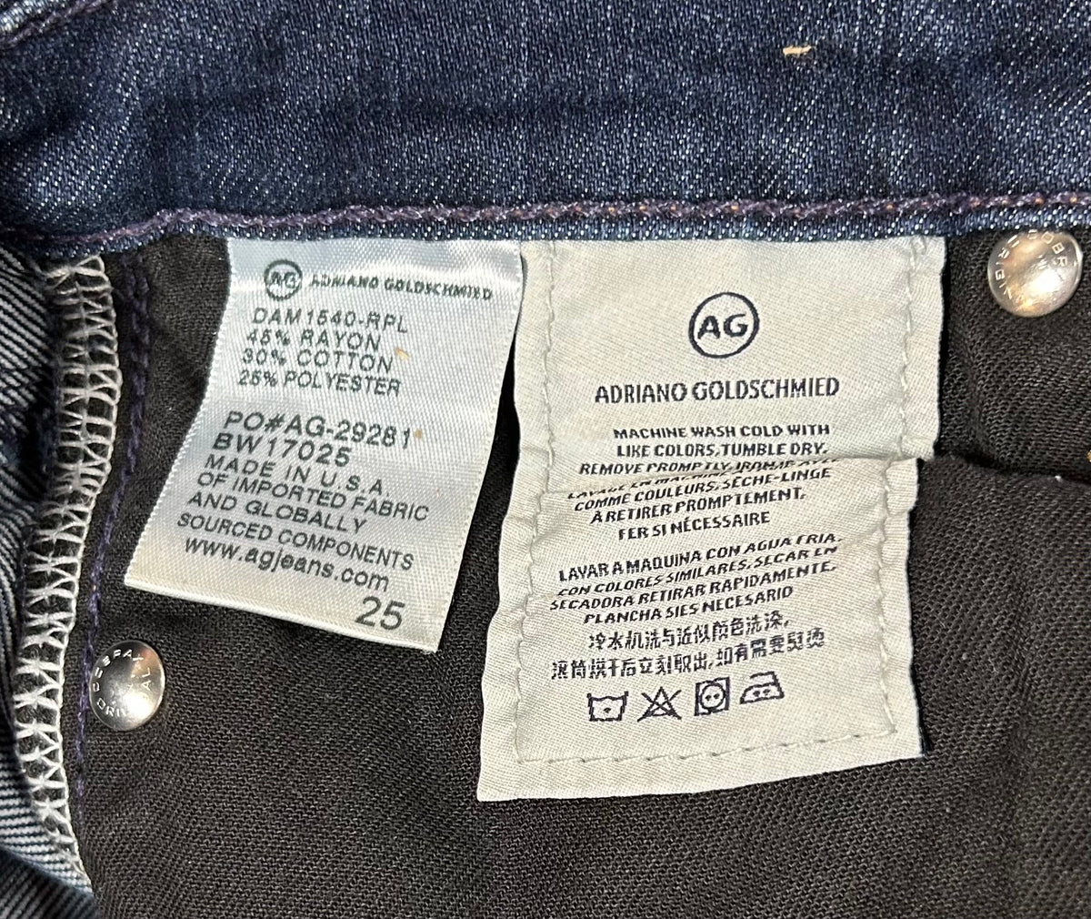Adriano Goldschmied, Blue Denim, Women's size 25 waist