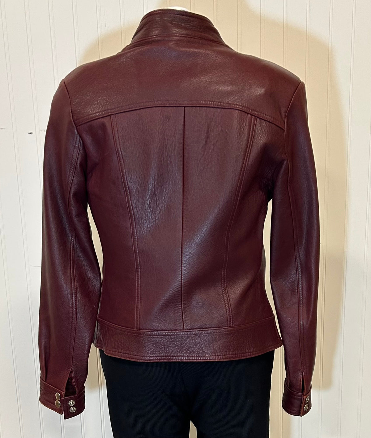 France 2 Cuir Paris, leather jacket, size 6-8