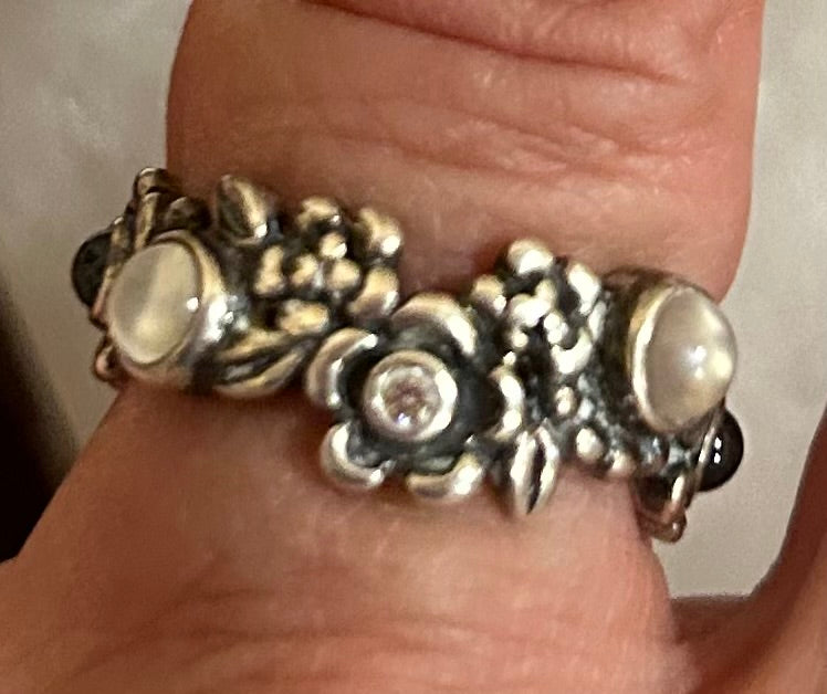 Pandora, set of 4 stackable rings