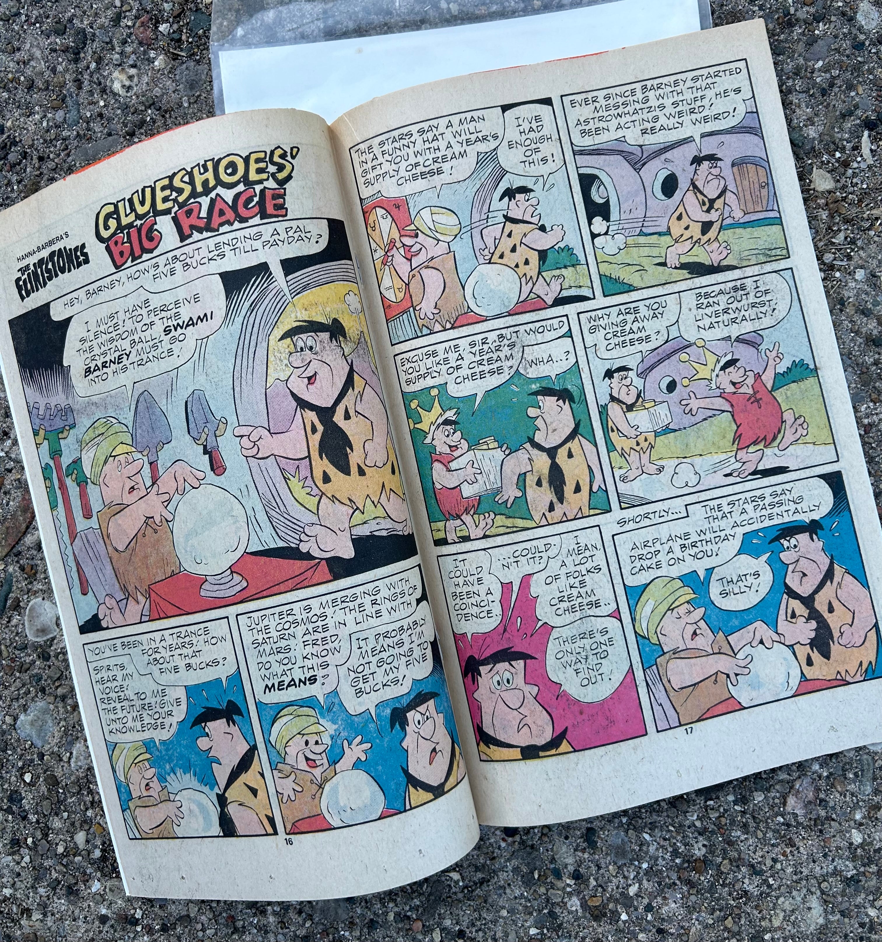 Vintage, Flintstones, comic book