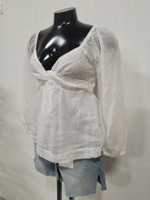 Load image into Gallery viewer, Banana Republic Balloon Sleeve Top, size Md
