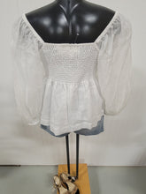 Load image into Gallery viewer, Banana Republic Balloon Sleeve Top, size Md
