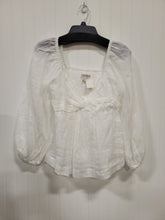 Load image into Gallery viewer, Banana Republic Balloon Sleeve Top, size Md
