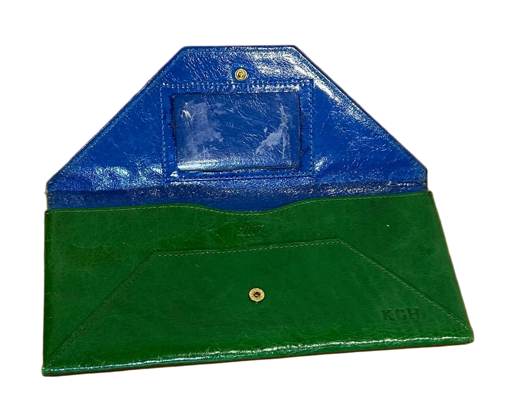 ABAS Green Envelope, clutch wallet