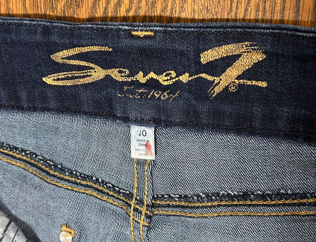 Seven7, Blue Denim Jeans, size 10