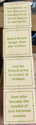 Uncle Goose, "Women Who Dared", Educational Game