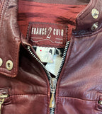 France 2 Cuir Paris, leather jacket, size 6-8