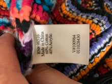 Load image into Gallery viewer, Coldwater Creek Full Zip Colorful Cardigan Size M
