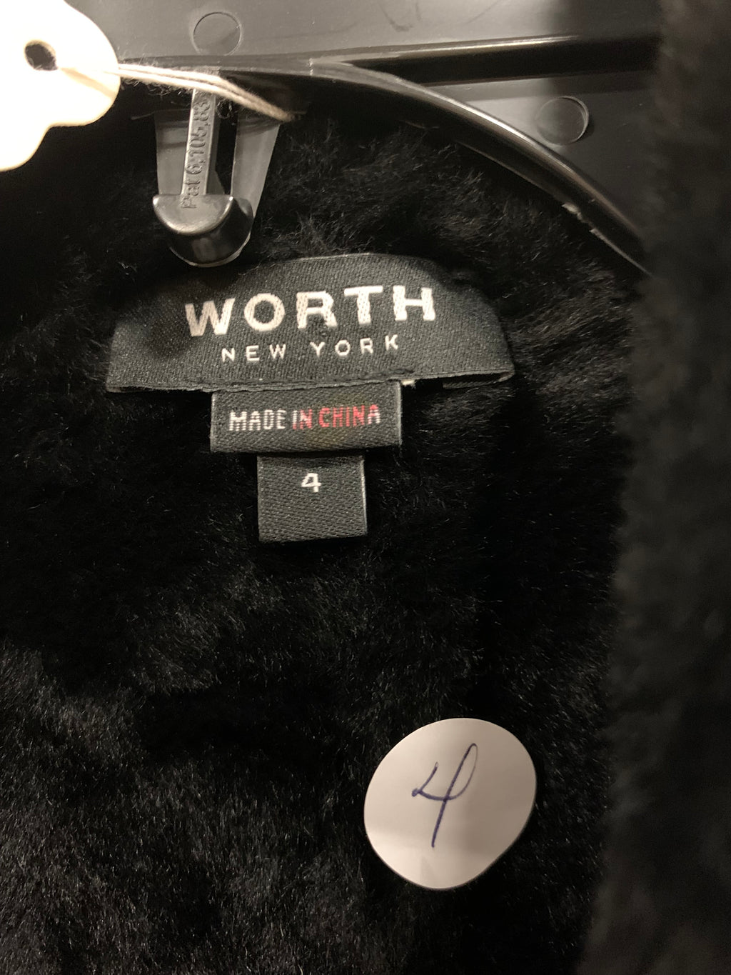 Worth, Leather Vest, Size 4