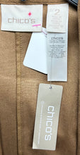 Load image into Gallery viewer, Chico's, suede-like jacket, size 2
