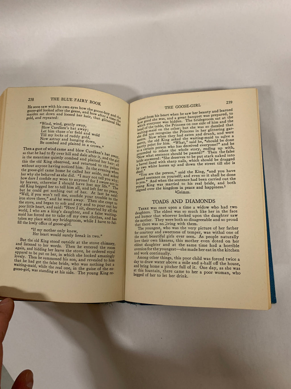 Vintage, Andrew Lang, The Blue Fairy Book