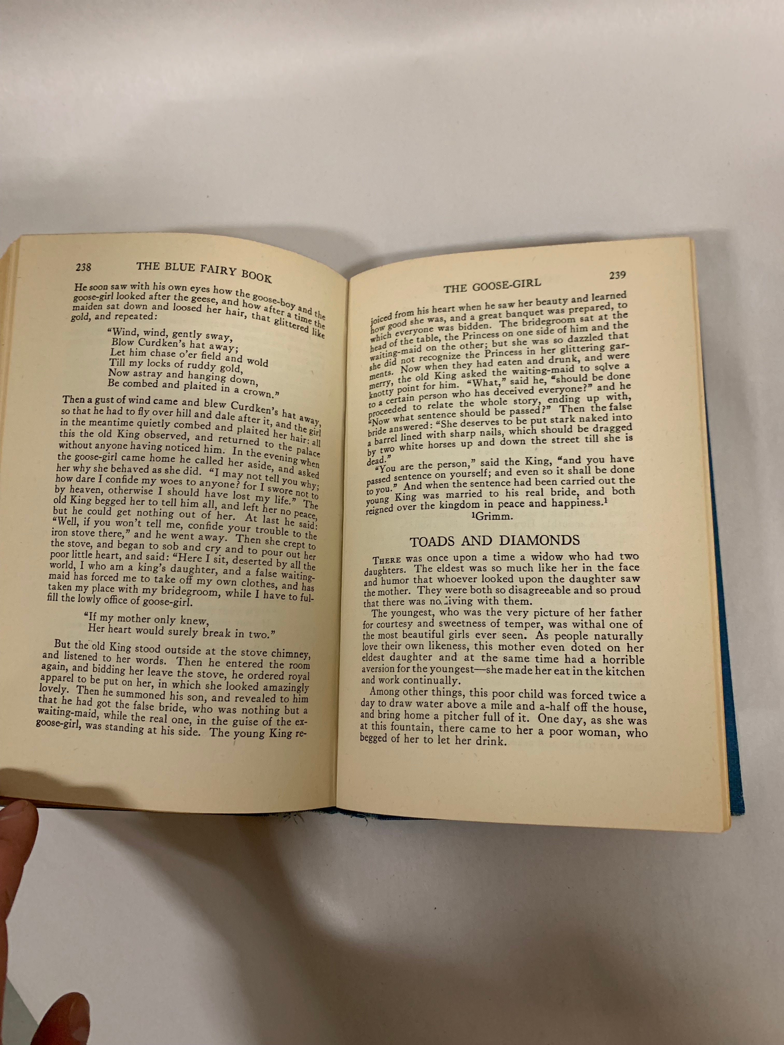 Vintage, Andrew Lang, The Blue Fairy Book