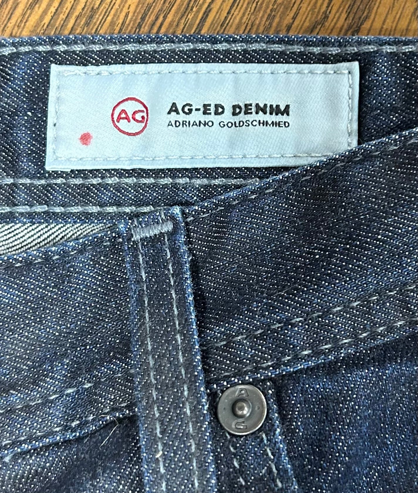Adriano Goldschmied, Blue Denim, Men's size 31R