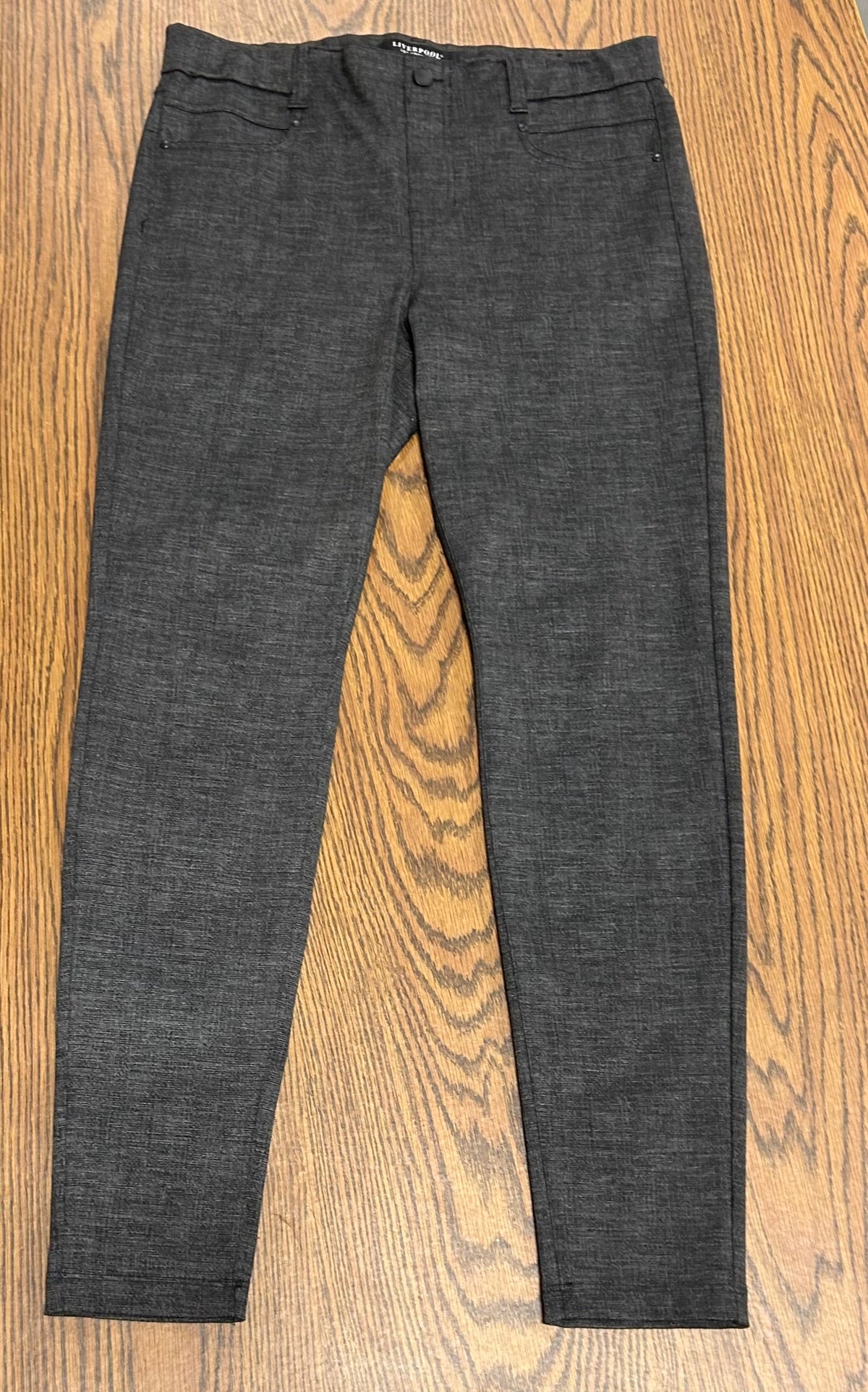 Liverpool, Black Denim, Women's size 12