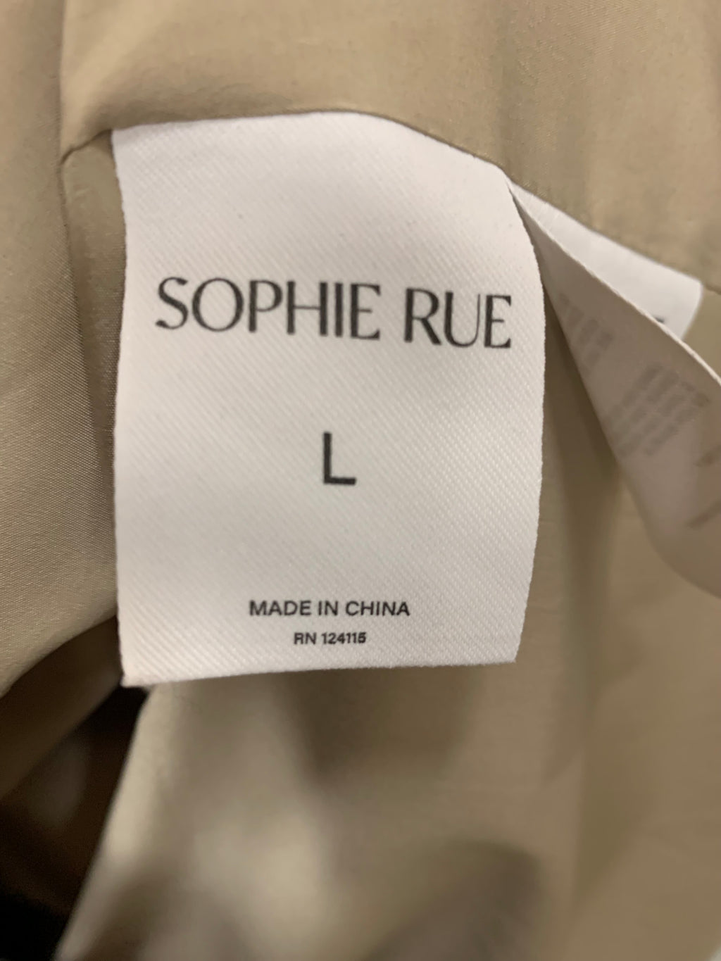 Sophie Rue, Jacket, size Large