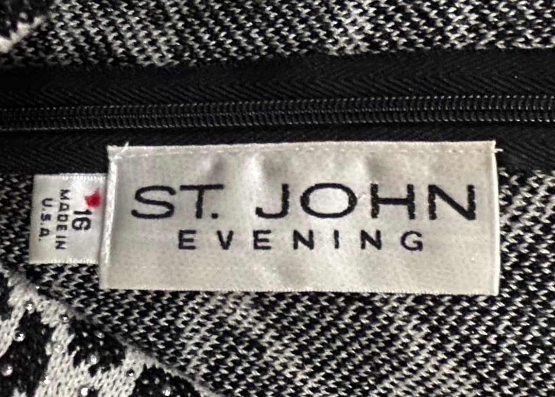 St. John Evening, dress, size 16