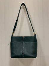 Load image into Gallery viewer, Brighton Green Leather Bucket Shoulder Bag
