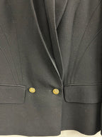 Louis Feraud, black blazer, size 8