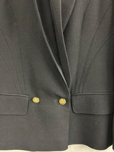 Load image into Gallery viewer, Louis Feraud, black blazer, size 8
