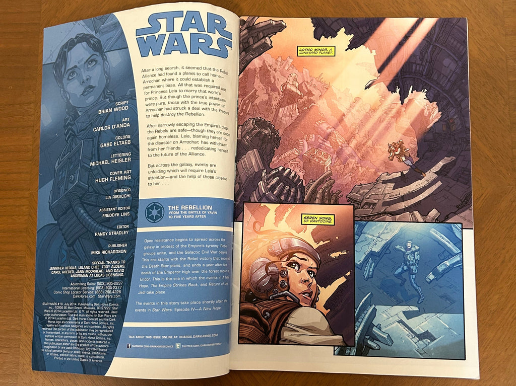 Star Wars #19 Four against the Galaxy, Comic book