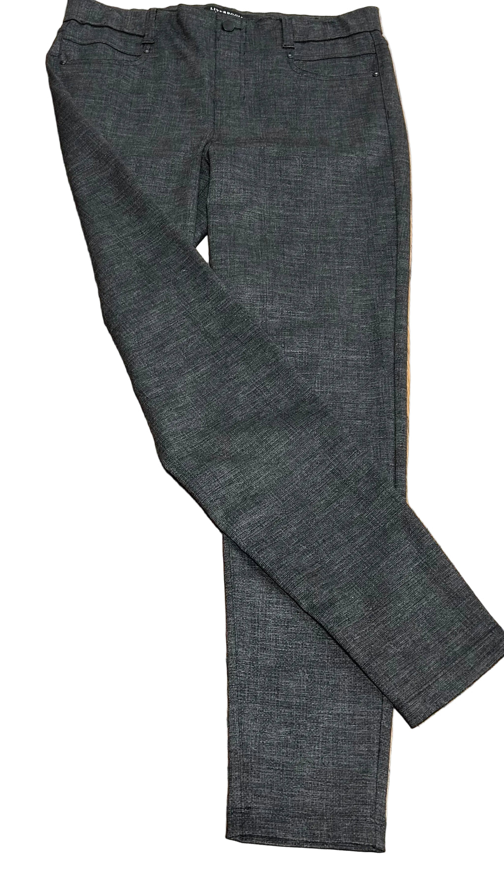 Liverpool, Black Denim, Women's size 12
