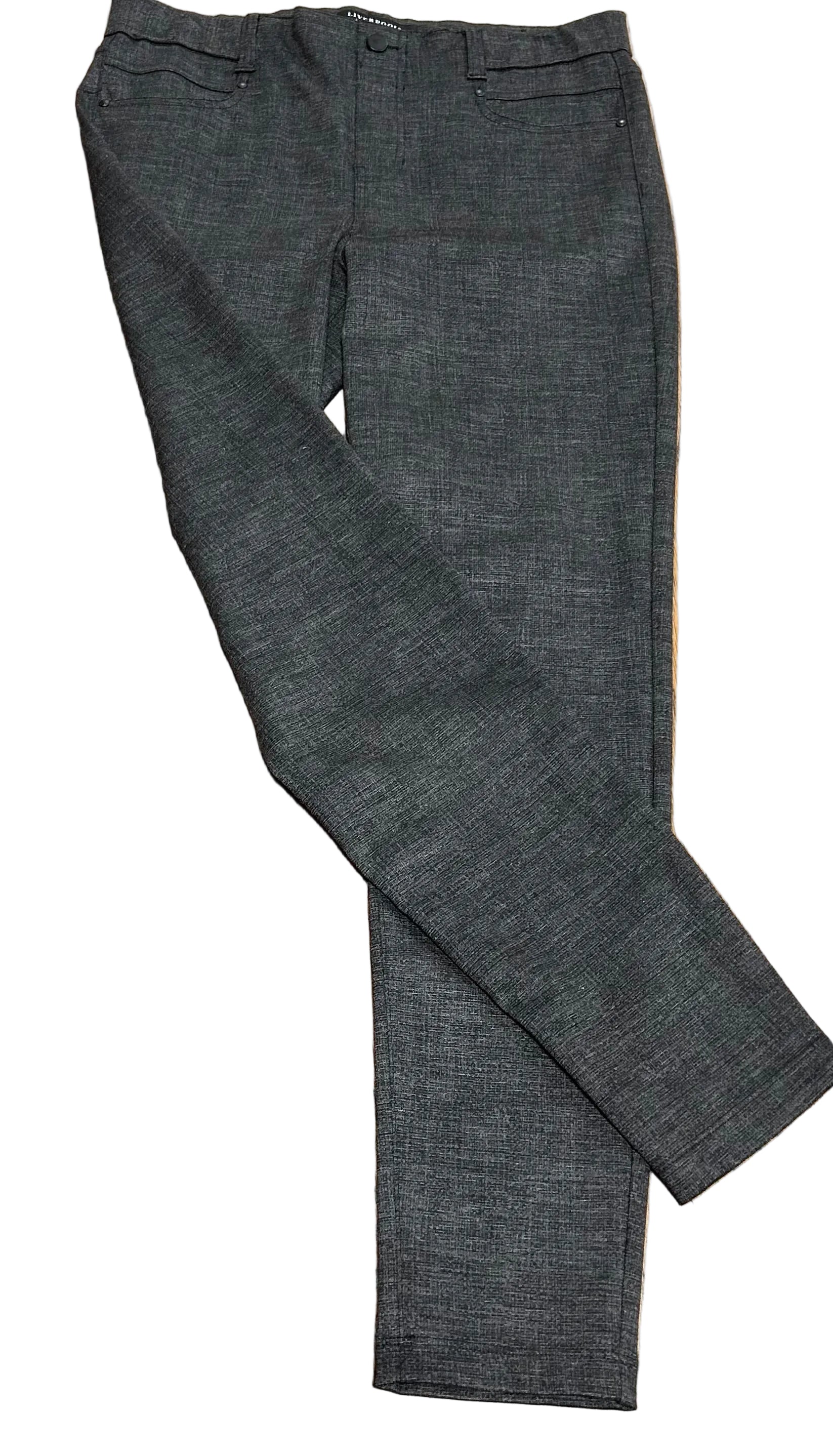 Liverpool, Black Denim, Women's size 12