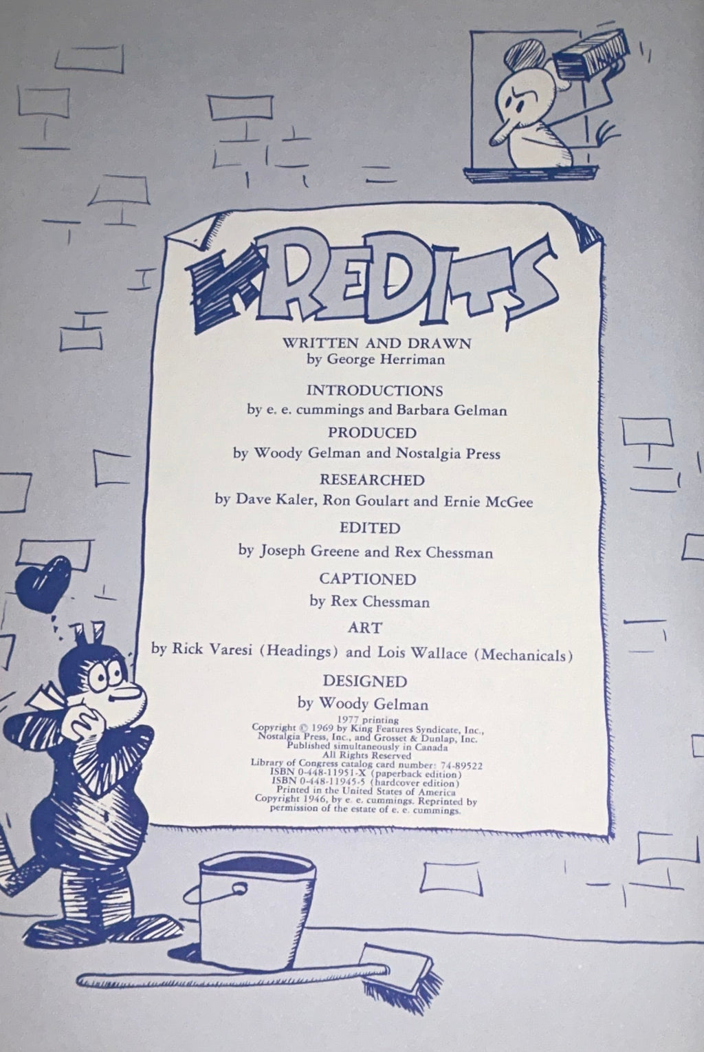 Vintage, Krazy Kat by George Herriman