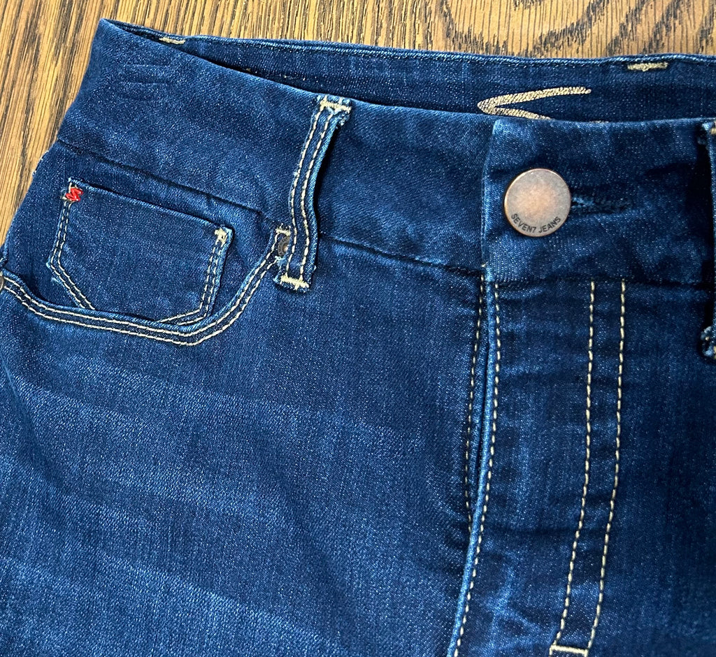 Seven7, Blue Denim Jeans, size 10