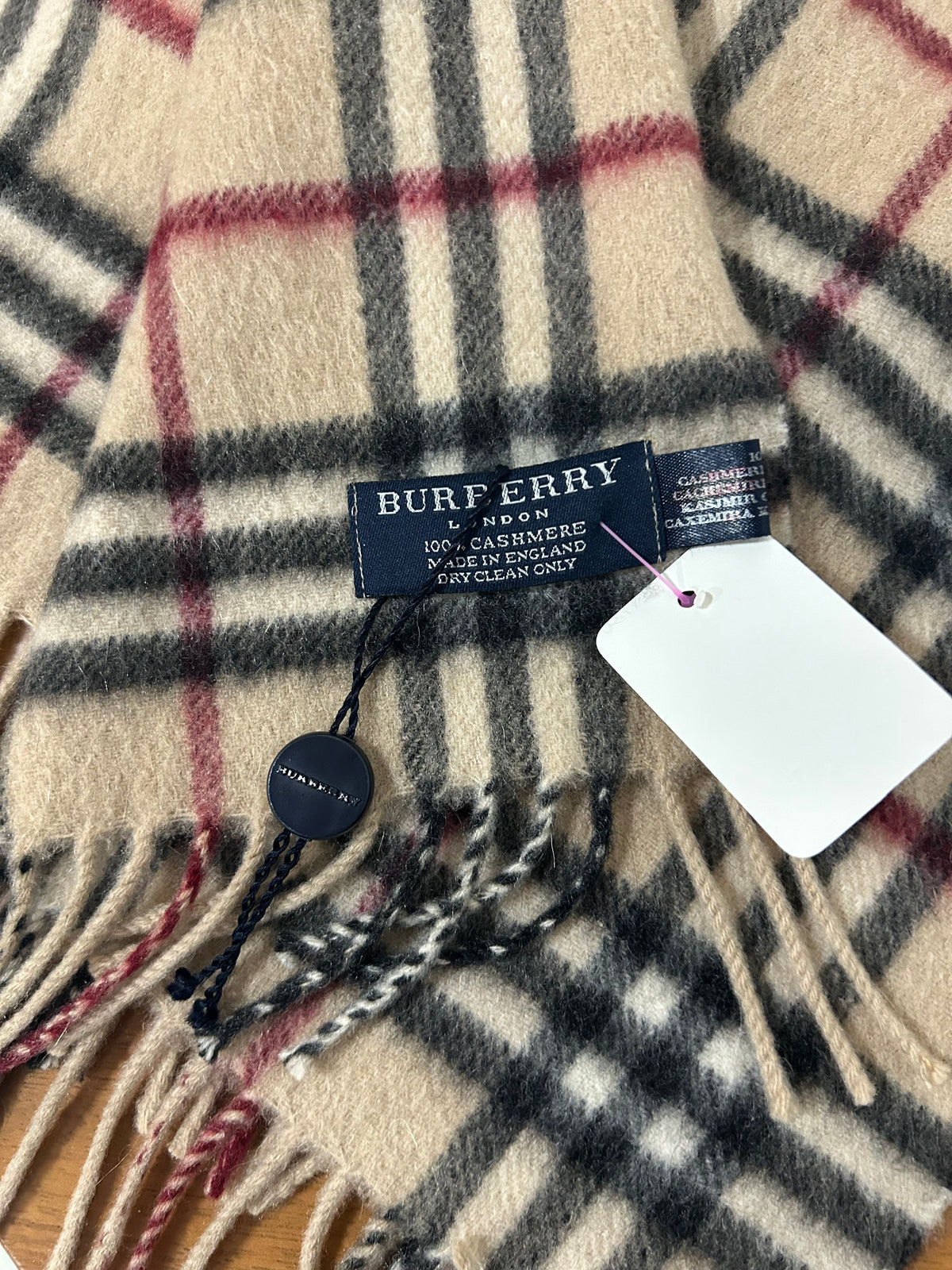 Burberry, cashmere scarf