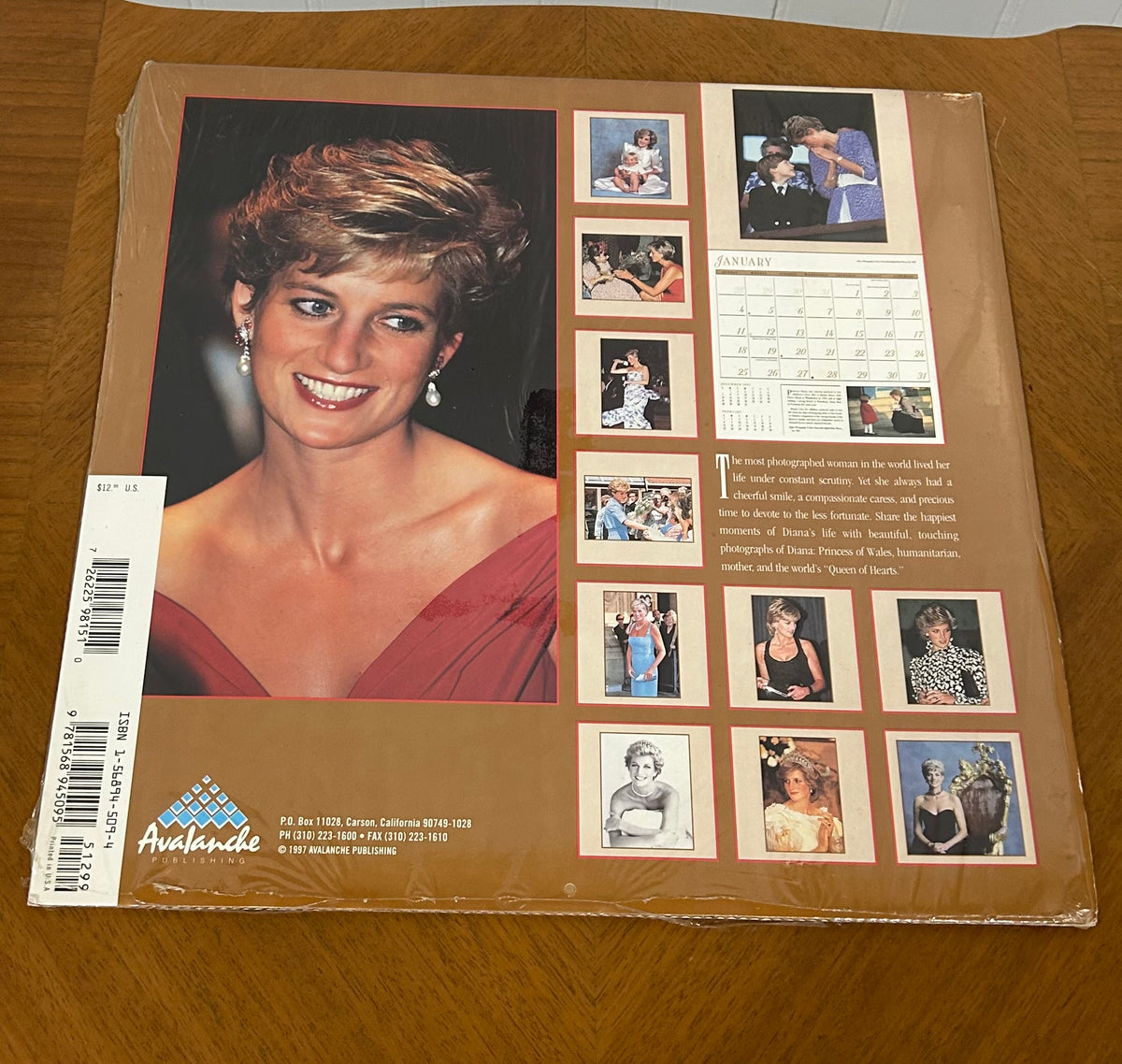 Diana Princess of Wales Calendar