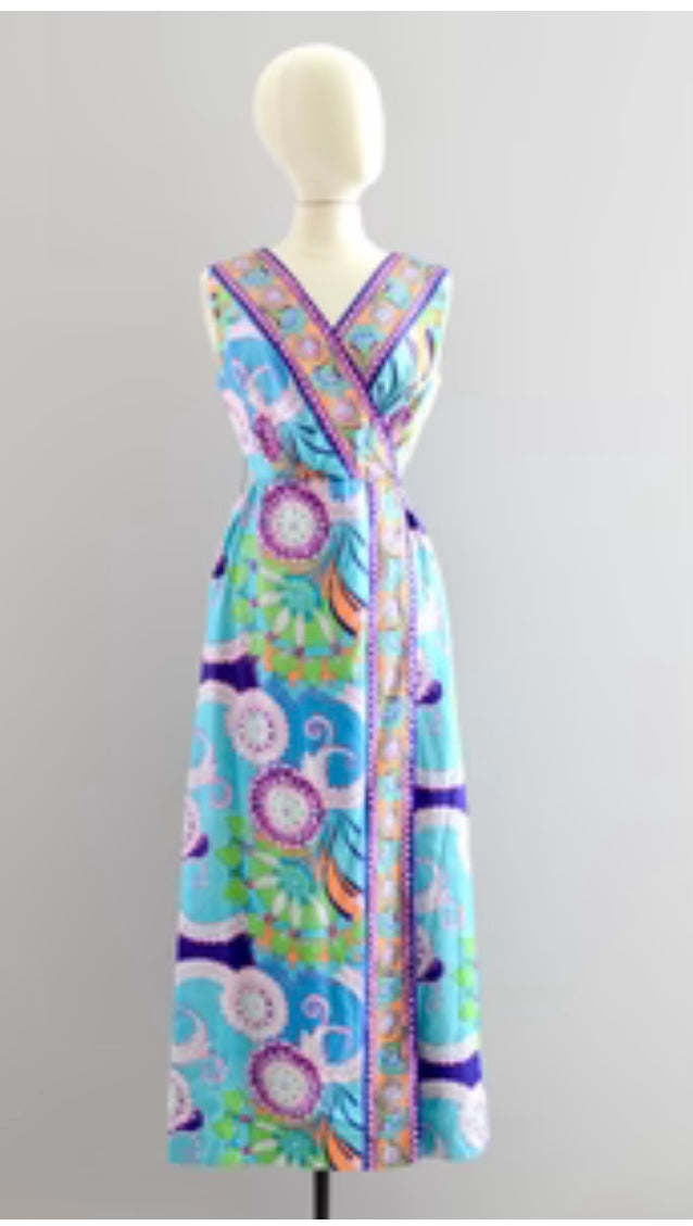 Vintage, Maxi Dress, size 16 1/2