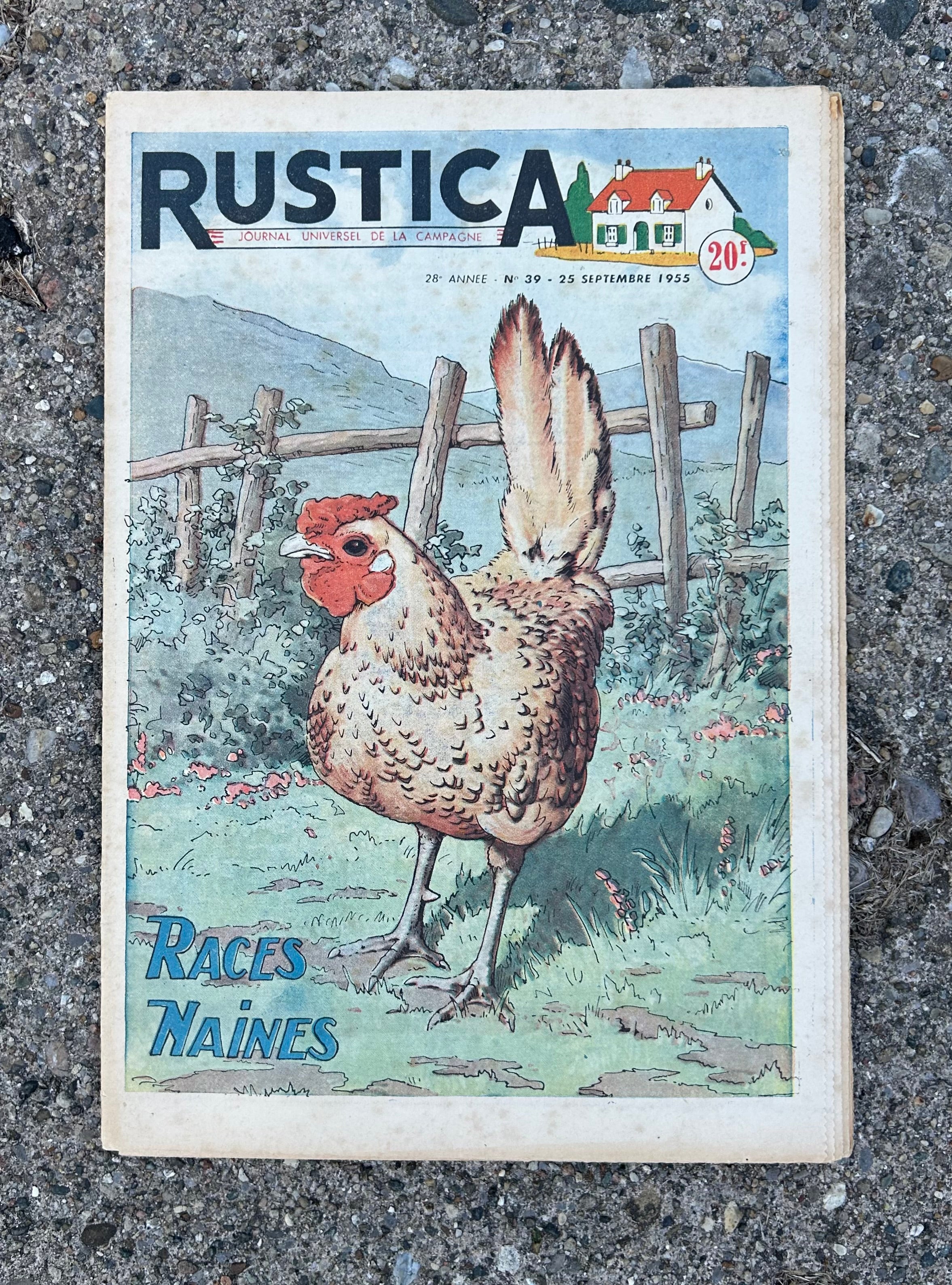 Rustica, Vintage French magazine