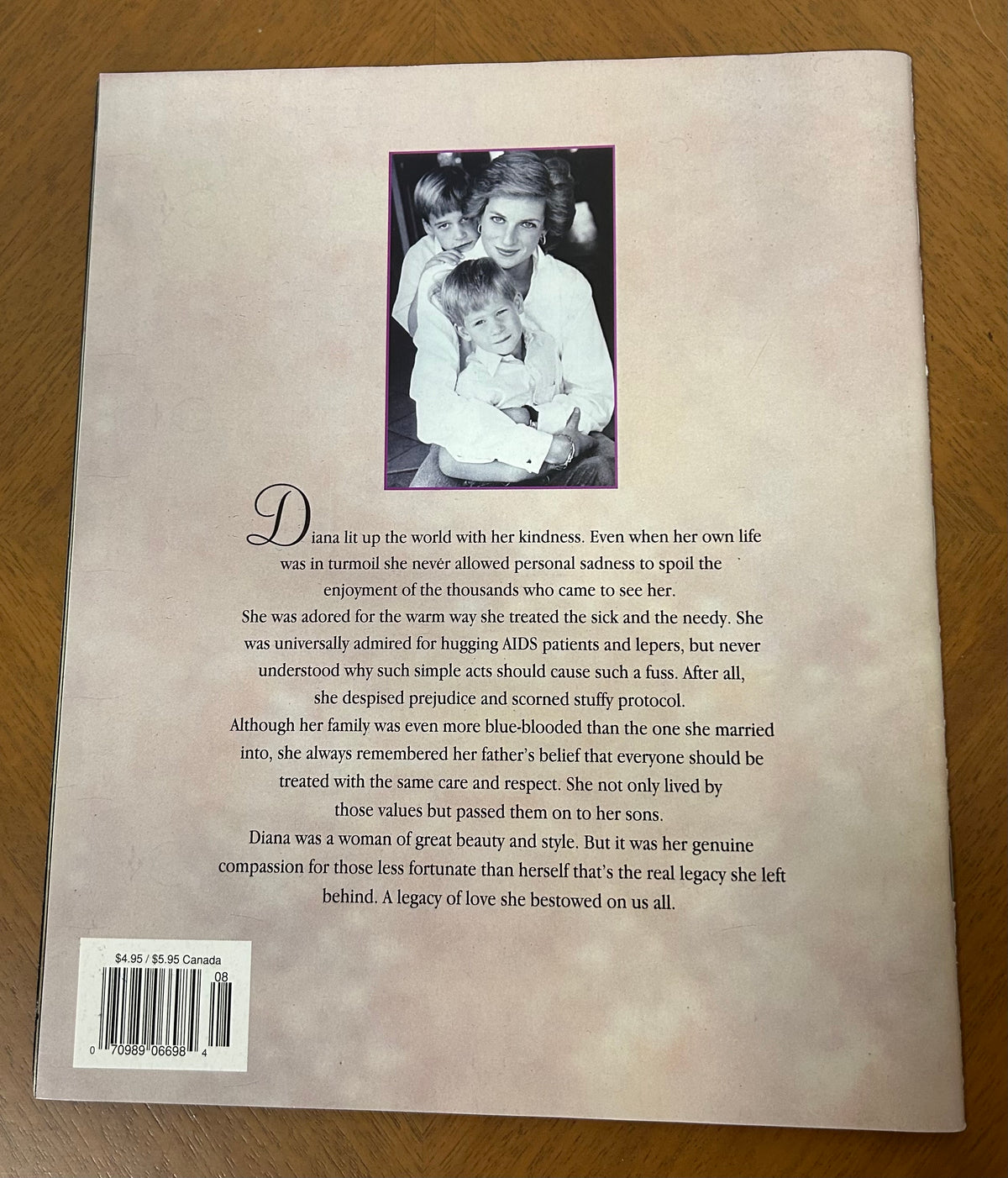 The Legacy of Diana, Magazine