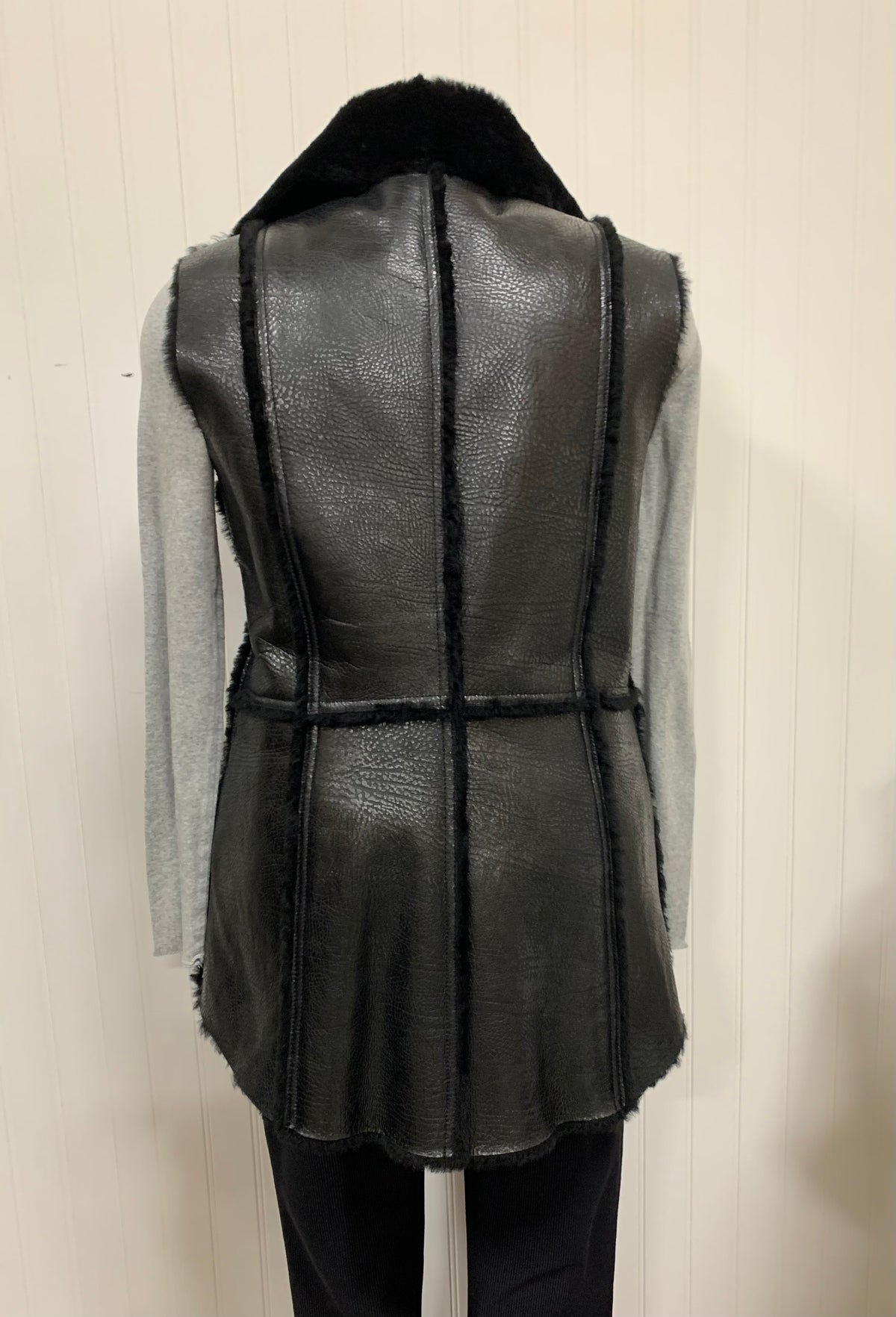 Worth, Leather Vest, Size 4