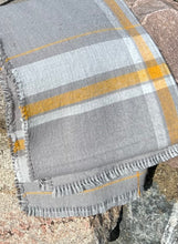 Load image into Gallery viewer, A New Day, gray and marigold, scarf
