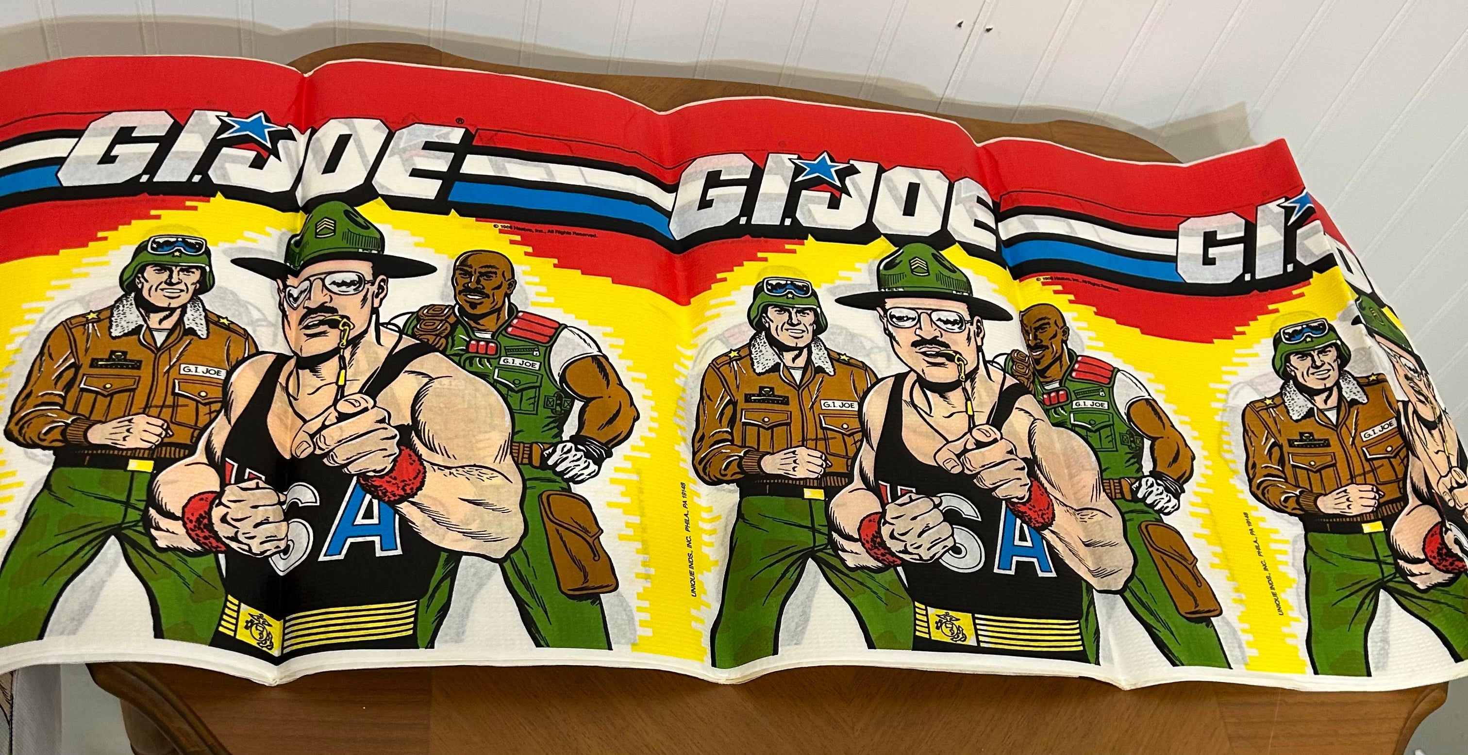 Vintage, GI Joe, Paper Tablecloth