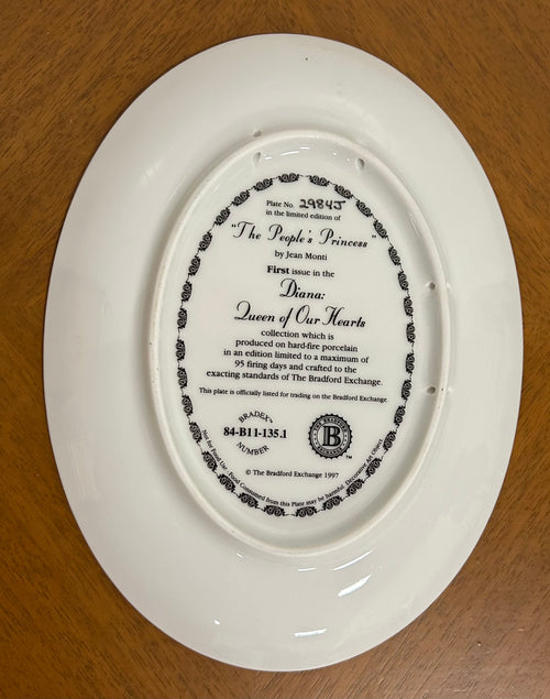 "The People's Princess", Princess Diana, Collector Plate