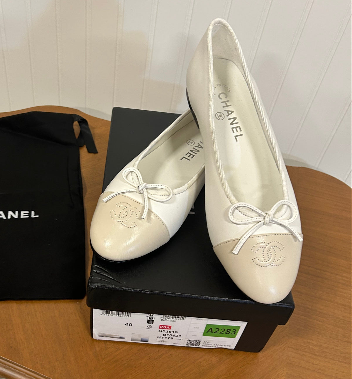 Chanel, White, size 40