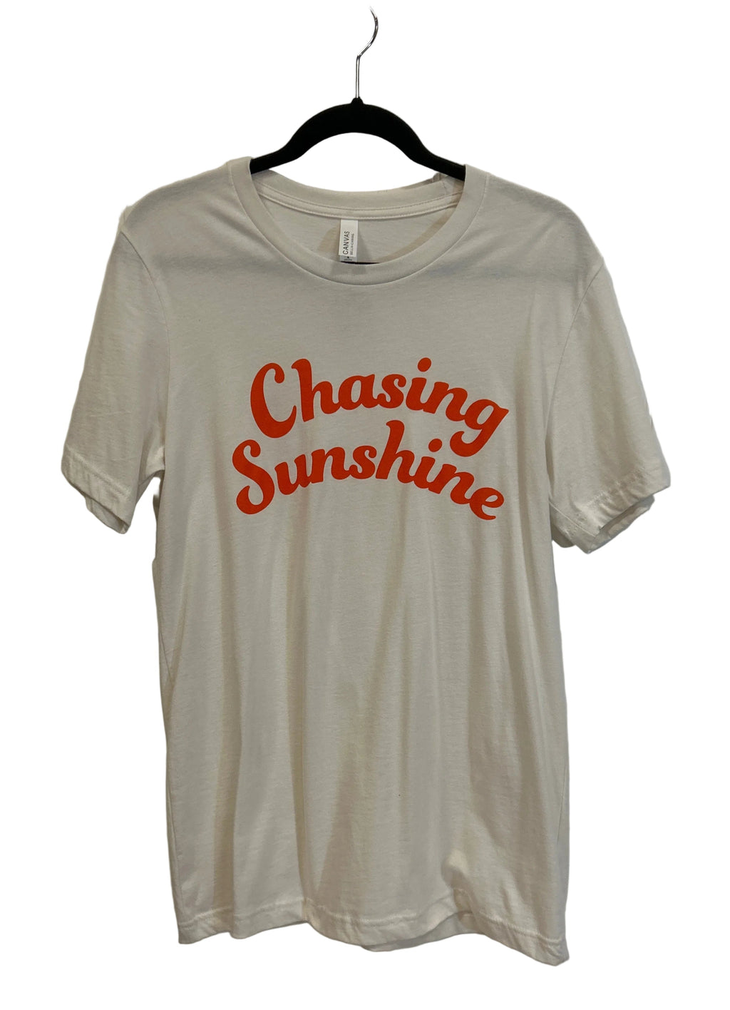 Canvas, T-Shirt,“Chasing Sunshine”, size Small
