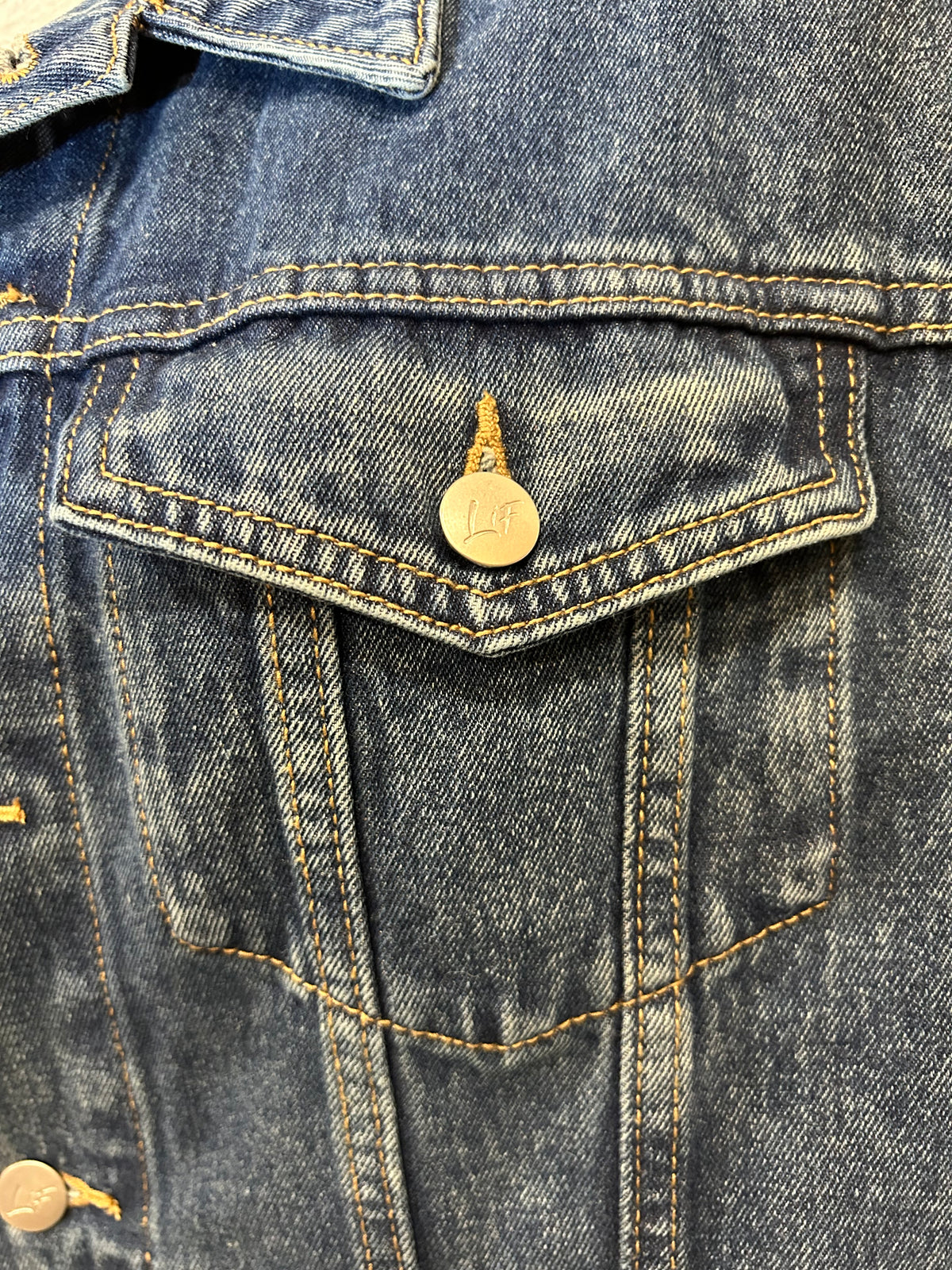 Love in Faith, Denim jacket, size XL