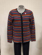 Load image into Gallery viewer, Coldwater Creek Full Zip Colorful Cardigan Size M
