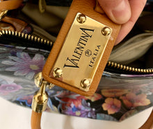 Load image into Gallery viewer, Valentina Genuine Leather Women’s Floral Handbag Gently Used

