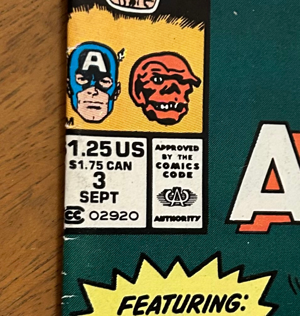 Vintage, Captain Marvel, Comic Book