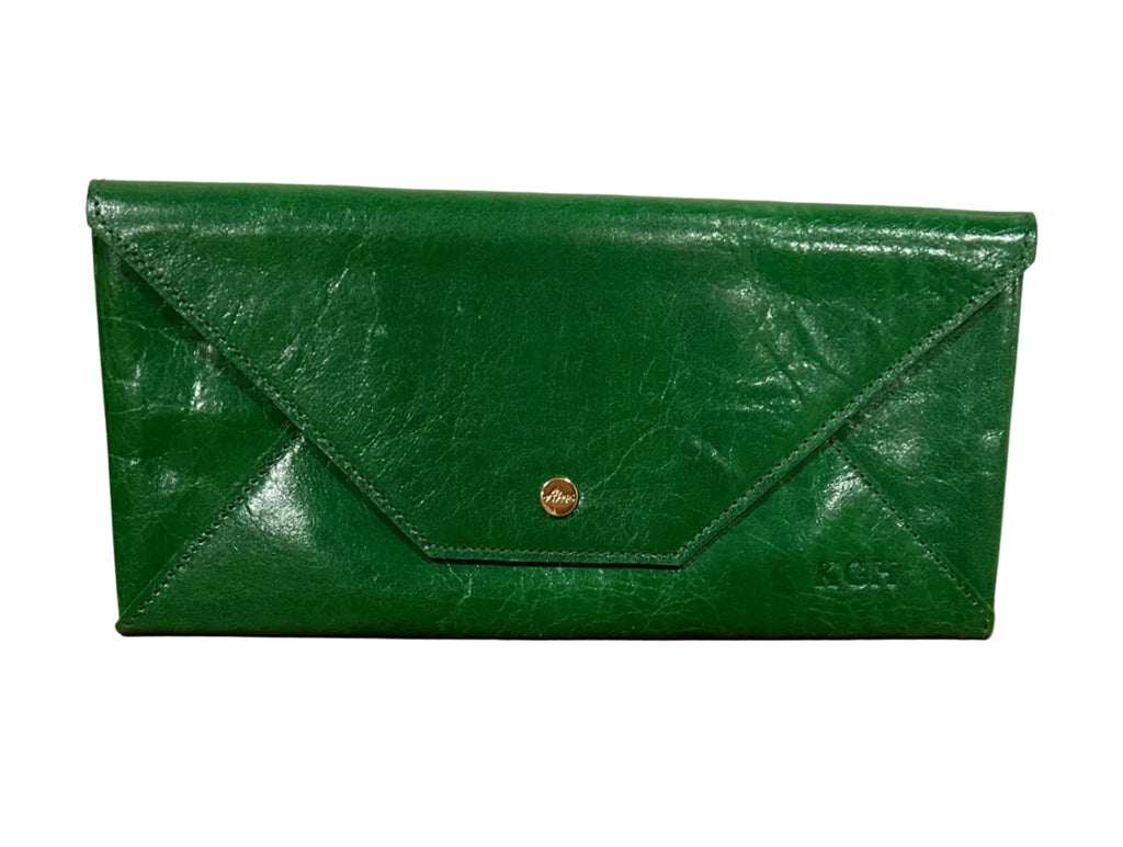 ABAS Green Envelope, clutch wallet