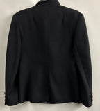 Louis Feraud, black blazer, size 8