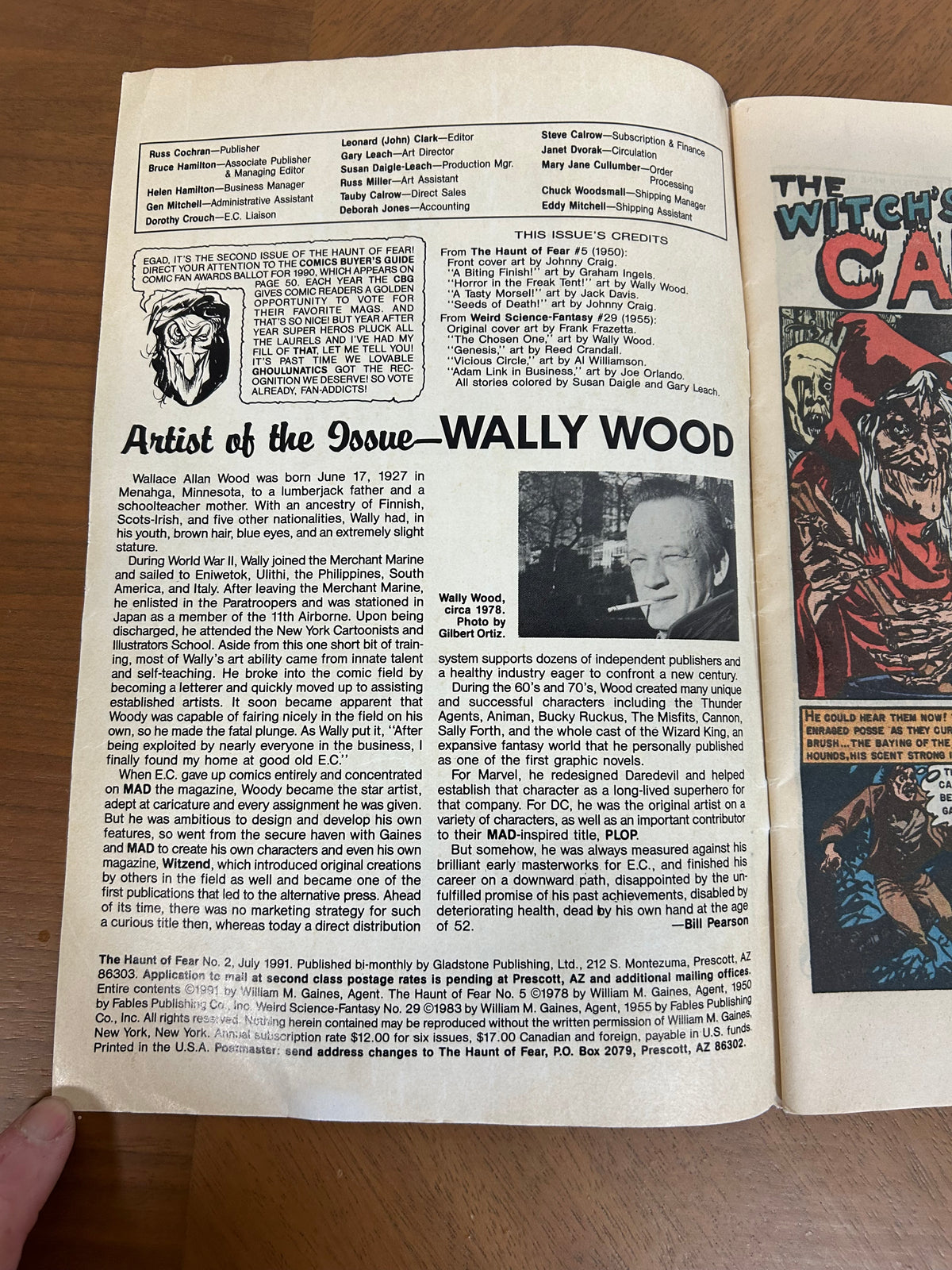 Vintage Comic, Haunt of Fear
