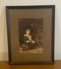 Vintage, “Bubbles”framed print, by Millais