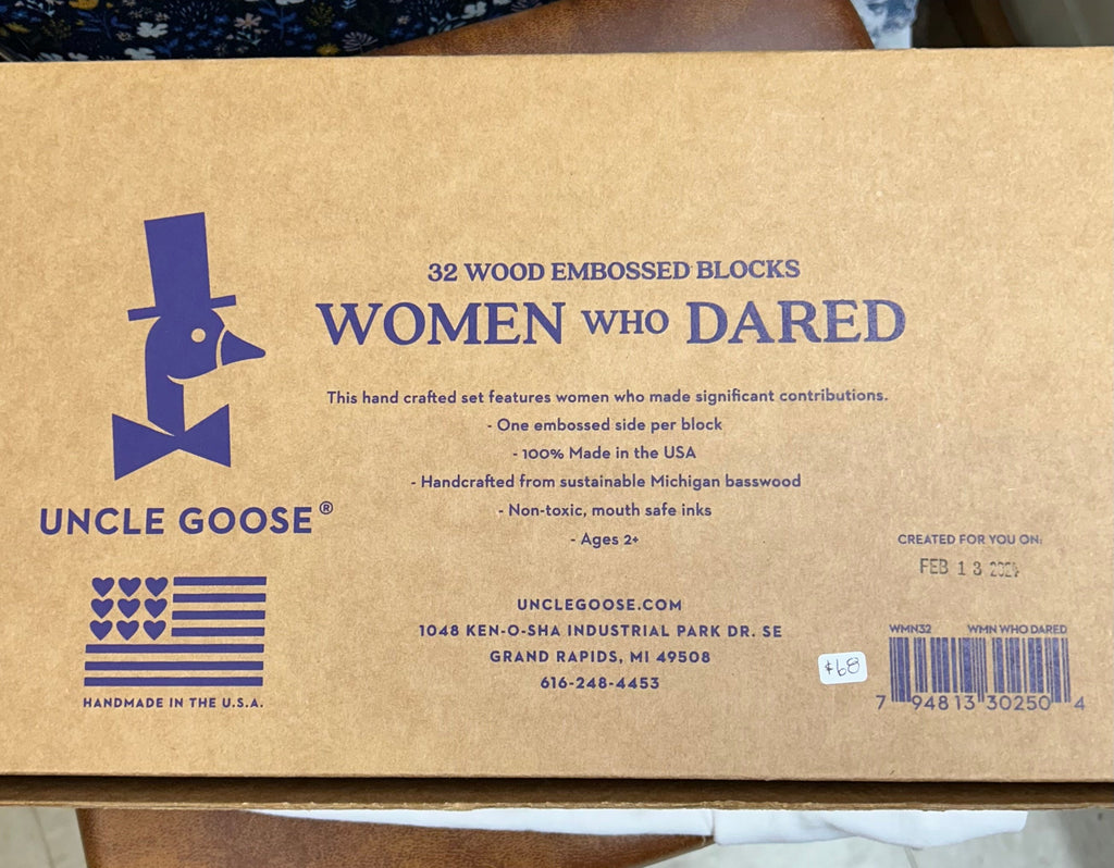 Uncle Goose, "Women Who Dared", Educational Game